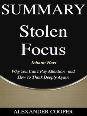 cover image of Summary of Stolen Focus